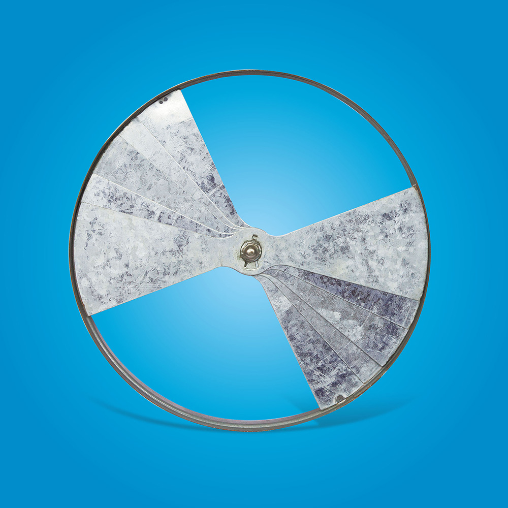 圓形人字閘 Round damper，XYDP-B