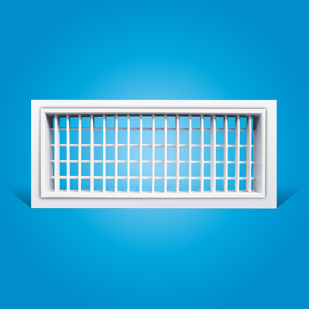 可拆膽雙層百葉 Double deflection air grille-hinged style，XYDG-D