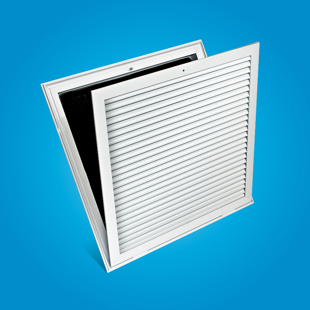 門鉸式回風(fēng)（出口款） Return air louver-hinged style with filter，XYAL-E